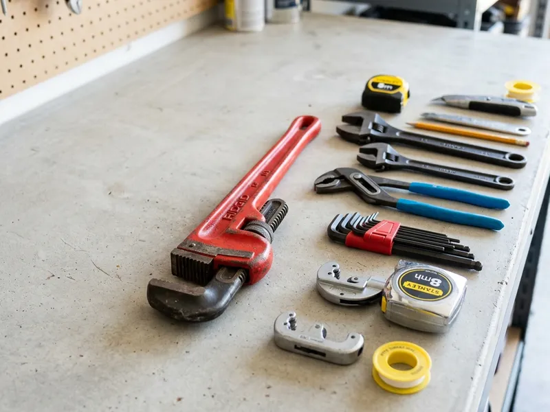 Professional plumbers in Midland, MD equipped with top-tier tools for residential and commercial plumbing services.